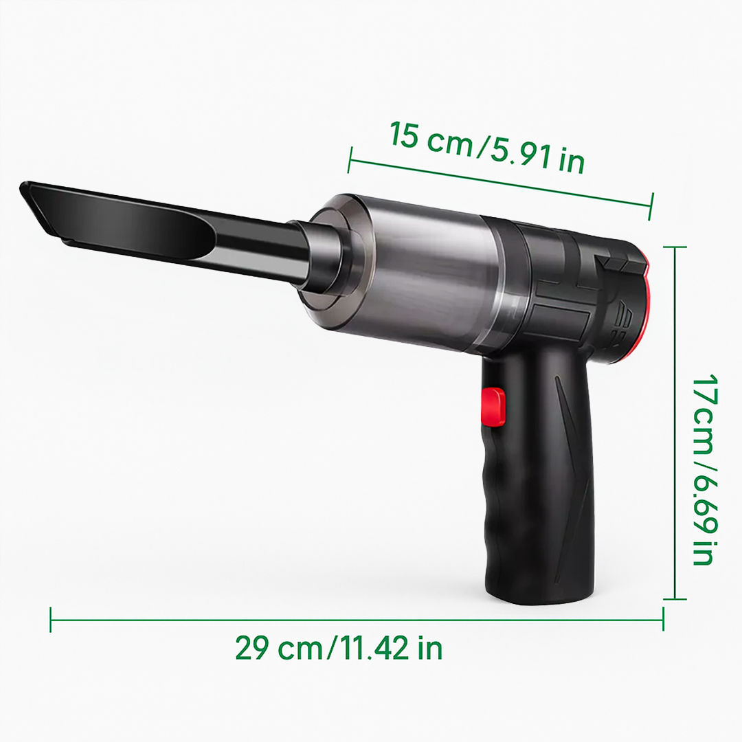 Most Powerful Cordless Car Vacuum Cleaner – 95000Pa Suction & Brushless Motor
