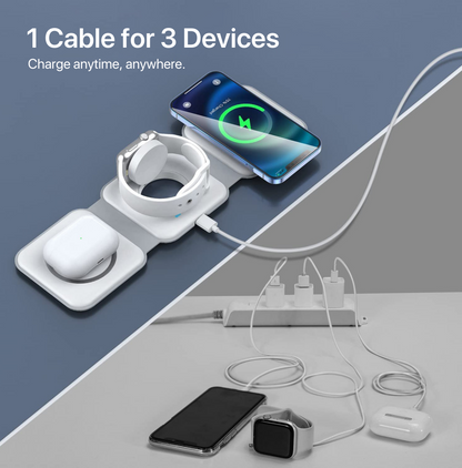 3 in 1 Foldable Charging Station