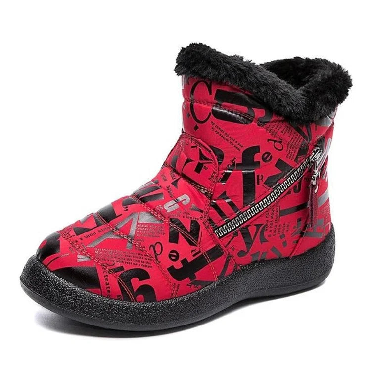Stylish Women's Snow Boots with Fun Prints - OutfitLondon