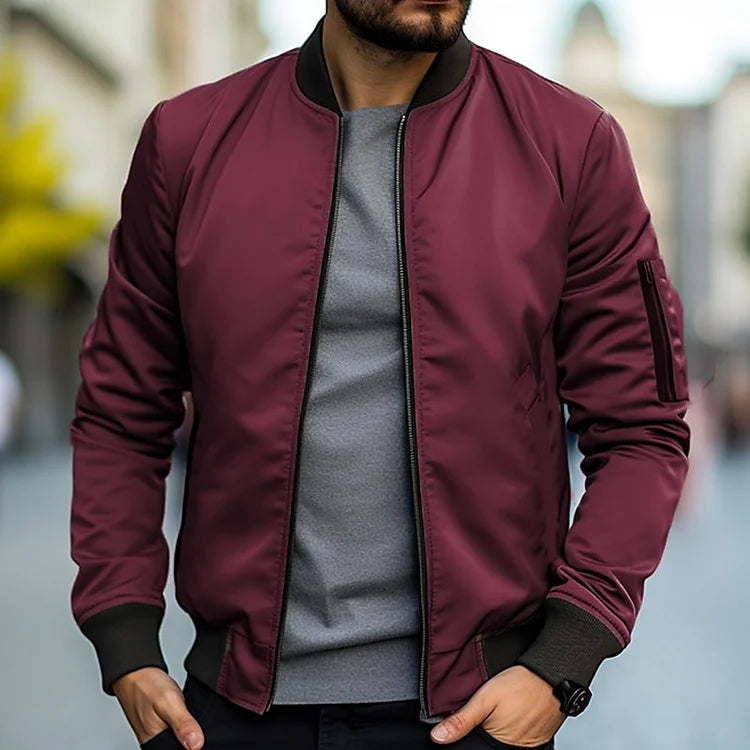 Men's Classic Flight Bomber Jacket