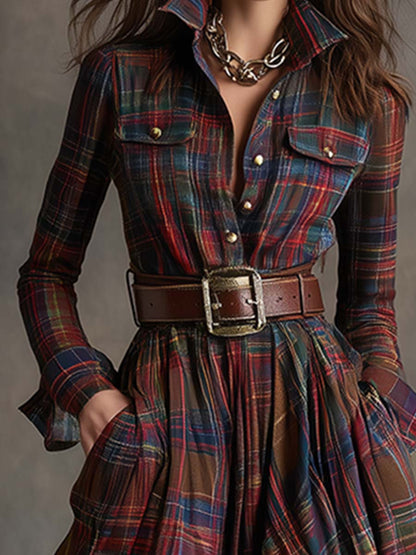 Classic Feminine Shirt Dress