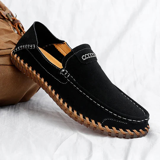 Men's Suede Loafers - Comfortable Slip-on Casual Shoes