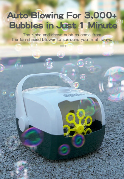 High Power Bubble Machine Automatic For Kids Parties