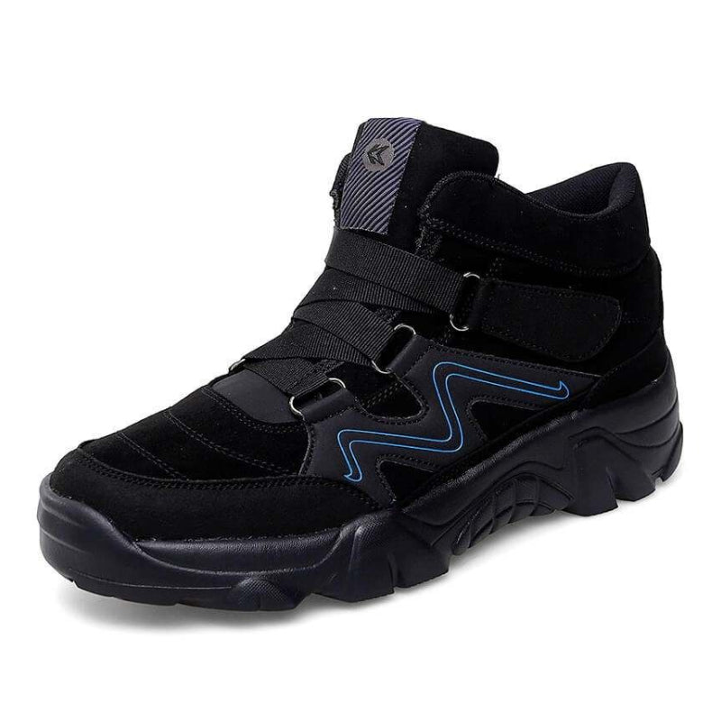 Orthopedic Shoes Men Anti-collision Velcro Hiking Ankle Sneakers Suede Outdoor