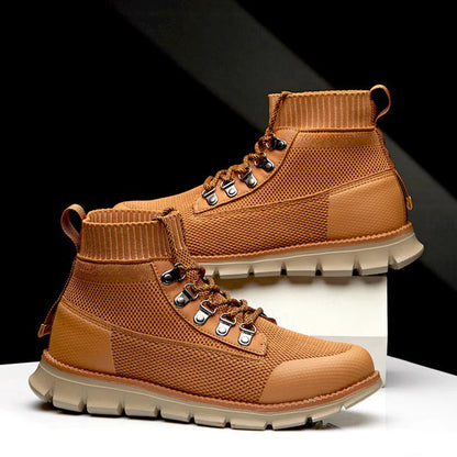 Men's Walking Punk Ankle Boots