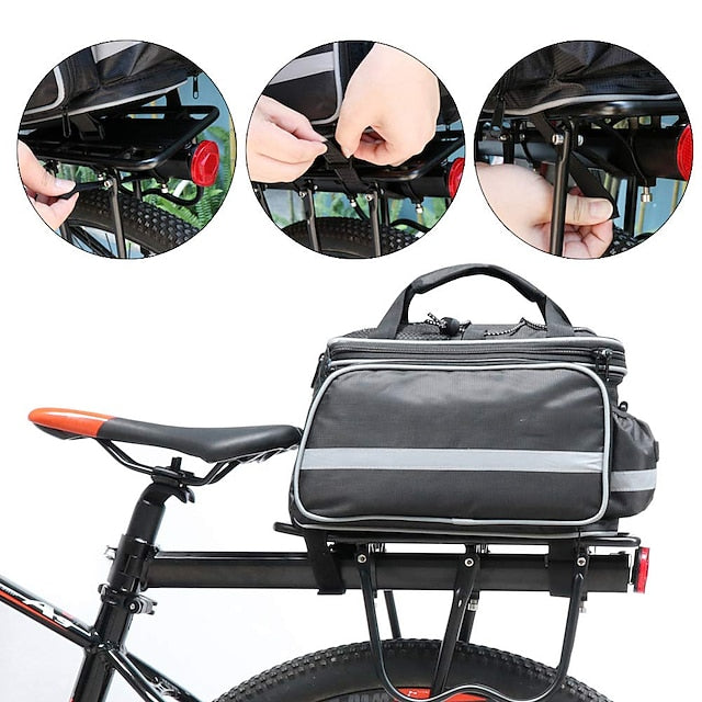 Bike Panniers Bag Bike Rack Bag Large Capacity Waterproof Adjustable