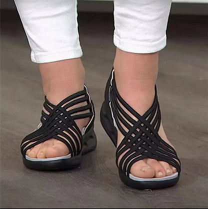 Water-Ready Sporty Step-in Sandal, Orthotic Plantar Fasciitis Arch Support Sandals