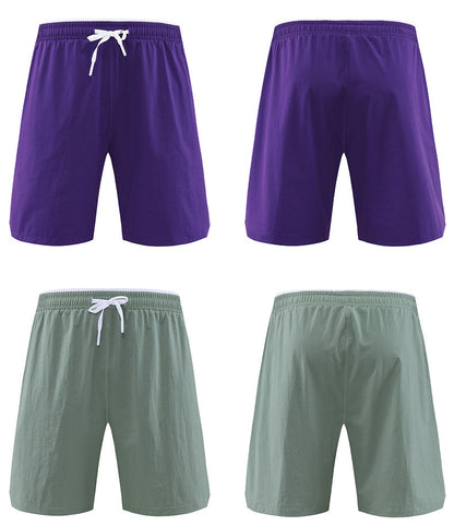 Solid Color Basic Casual Shorts