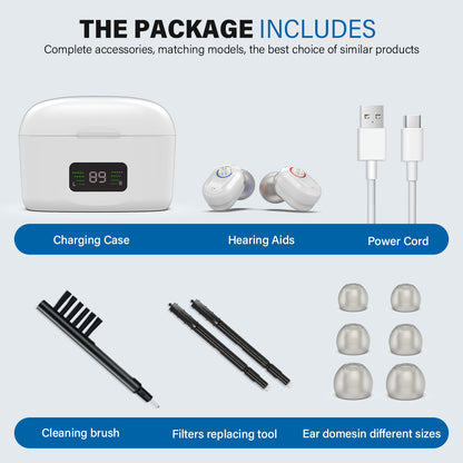 Rechargeable Digital Invisible Hearing Aids