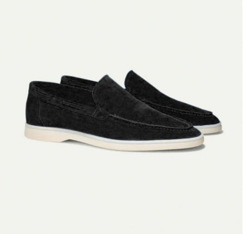 Soft Leather Slip On Shoes