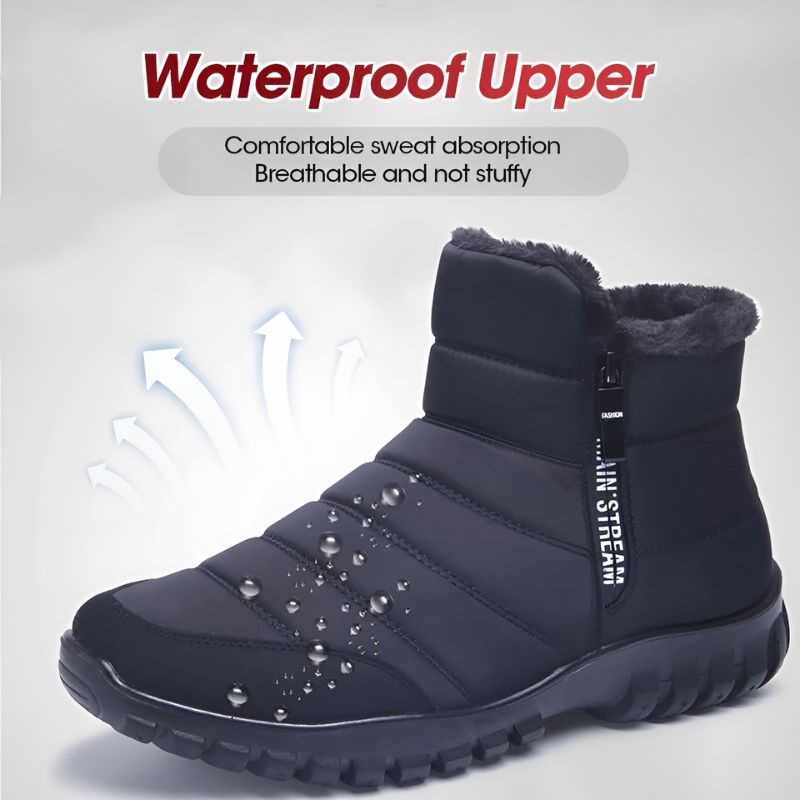 Fur Ankle WaterProof Boots Orthopedic Shoes For Men Trendy Winter 2024