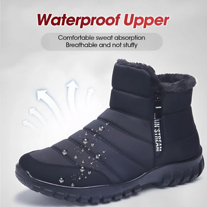 Fur Ankle WaterProof Boots Orthopedic Shoes For Men Trendy Winter 2024