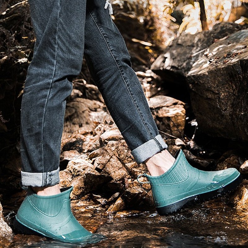 Rain Ankle Boots Slip-on Nonskid Orthopedic Shoes