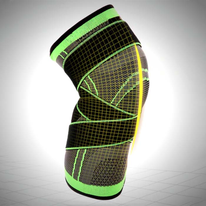 Knee Brace - Compression Sleeve With Patella Stabilizer Straps