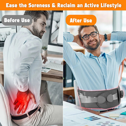 Wireless Heated Back Brace Massager