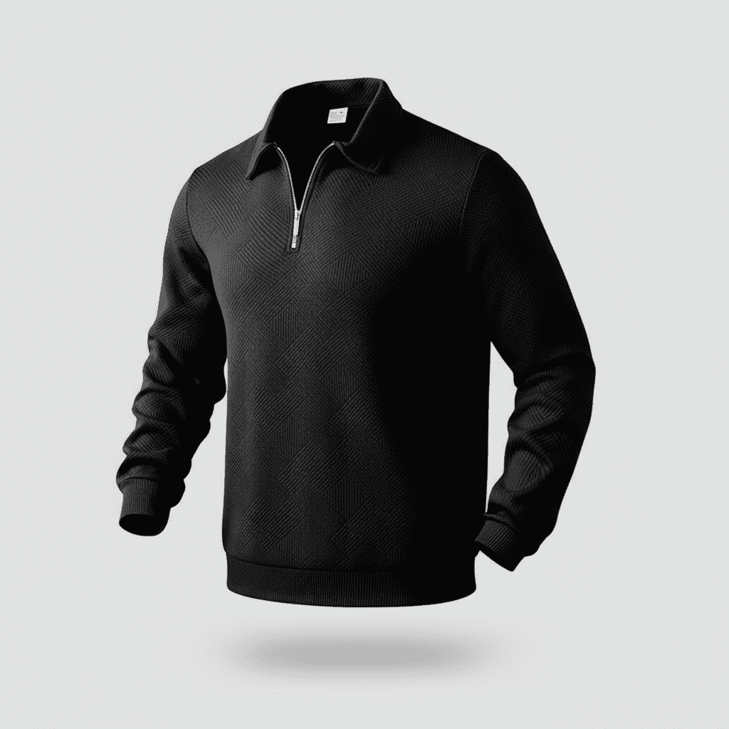 Soft Men's Zip Up Cashmere Sweater