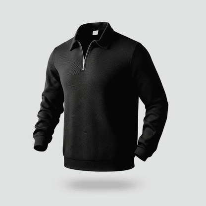 Soft Men's Zip Up Cashmere Sweater