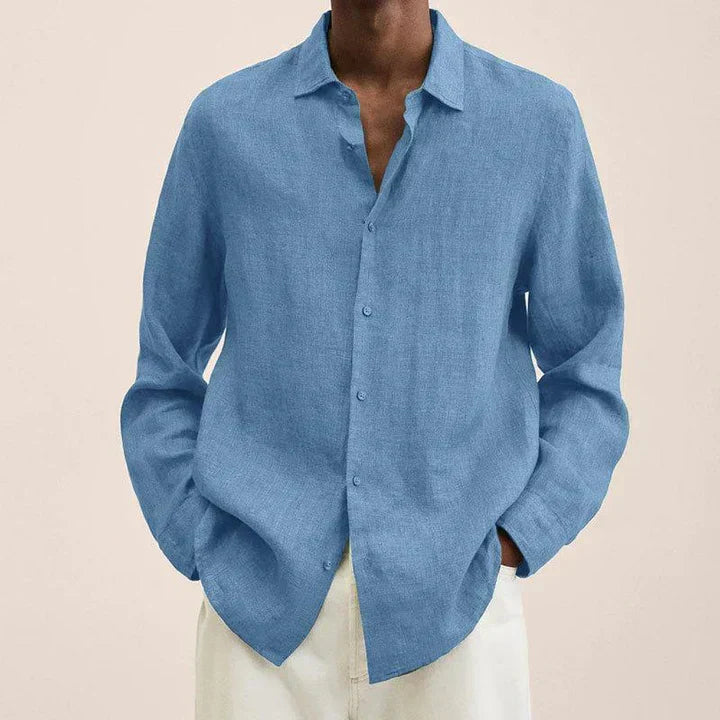 Comfortable Classic Linen Men's Shirt