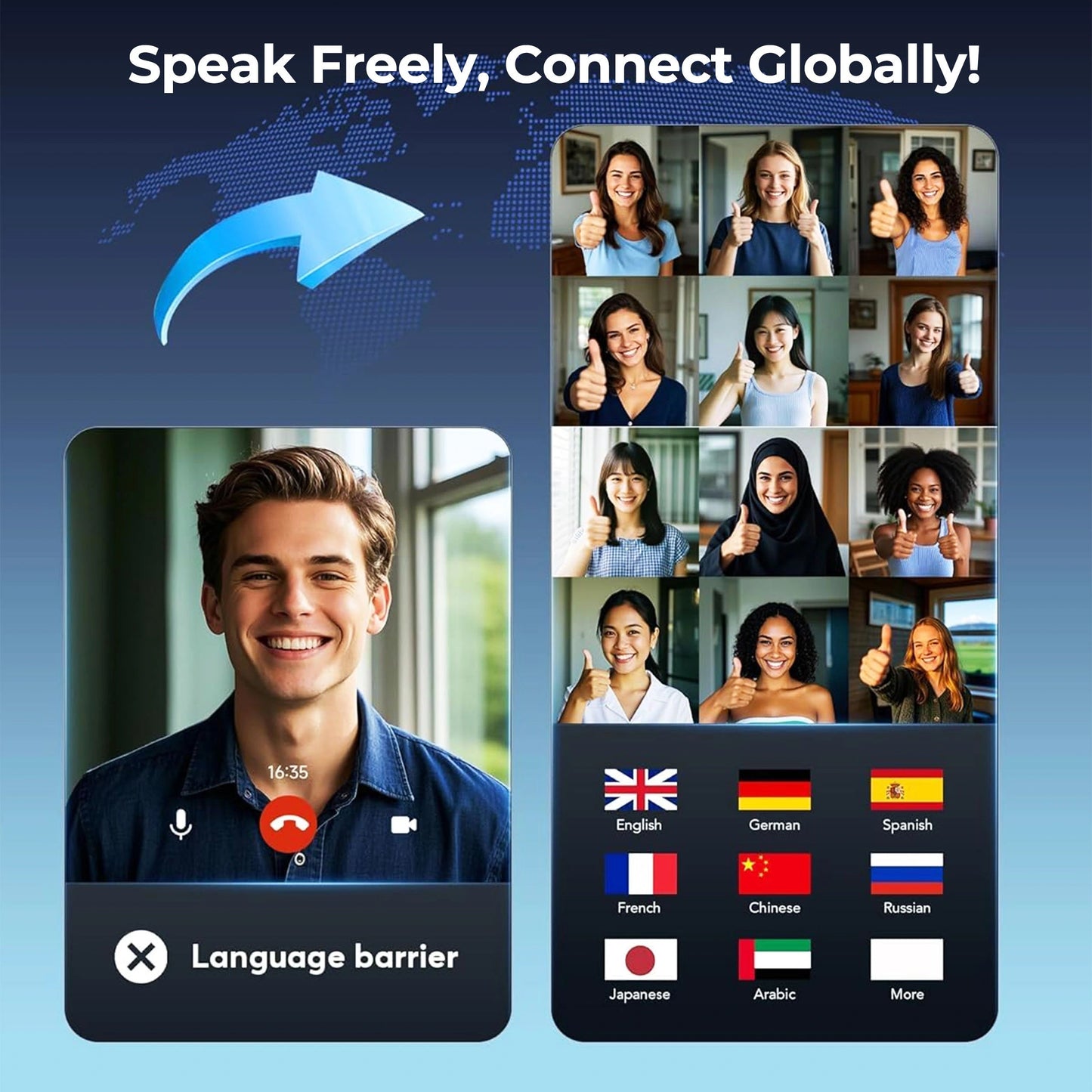 Best AI Translation Earbuds 2025 | 144 Languages | Real-Time Voice Translator | Travel, Business, Work