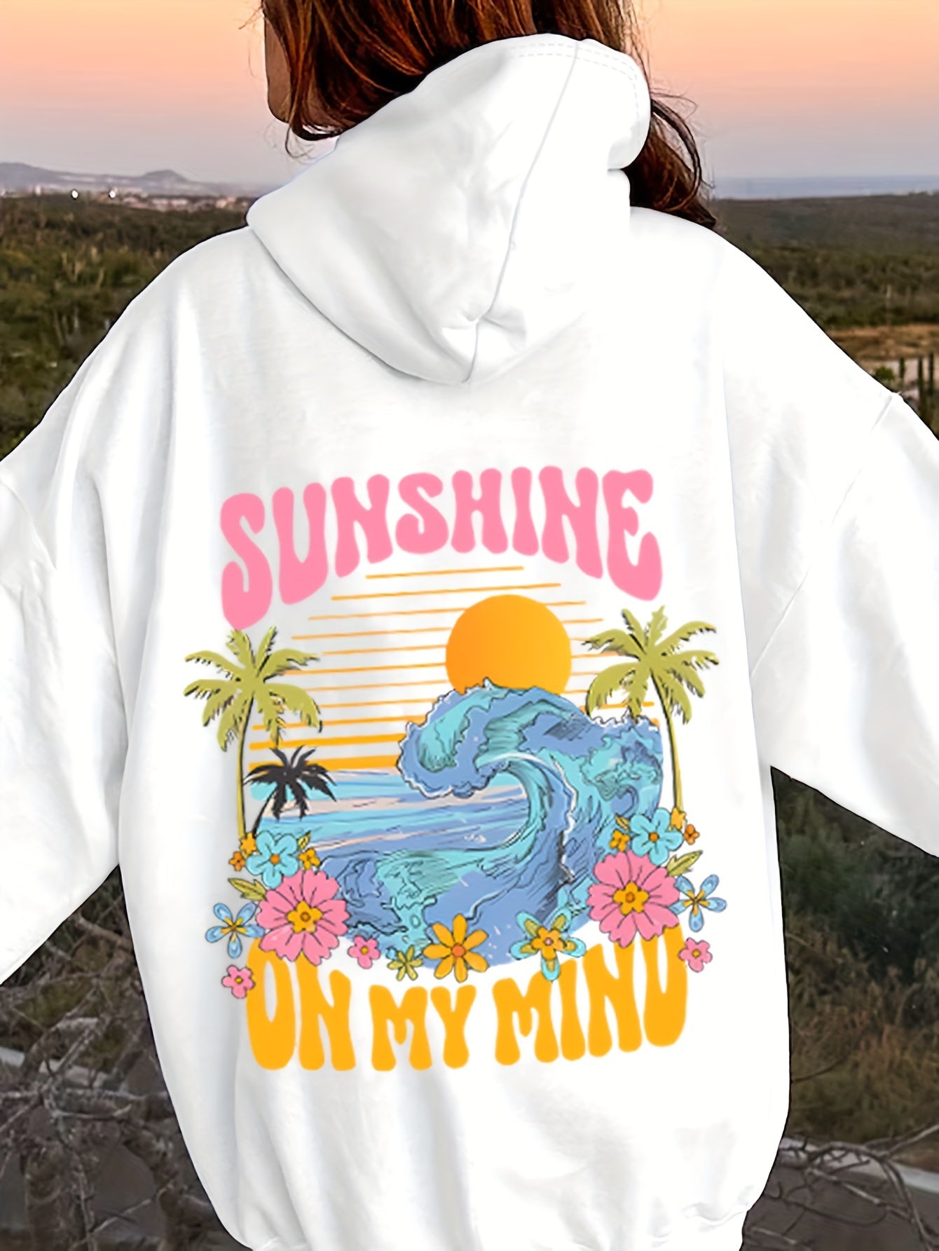 Relaxed Fit Women's Hoodie with Cute Graphic