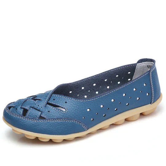 Soft Leather Ballet Flat Shoes