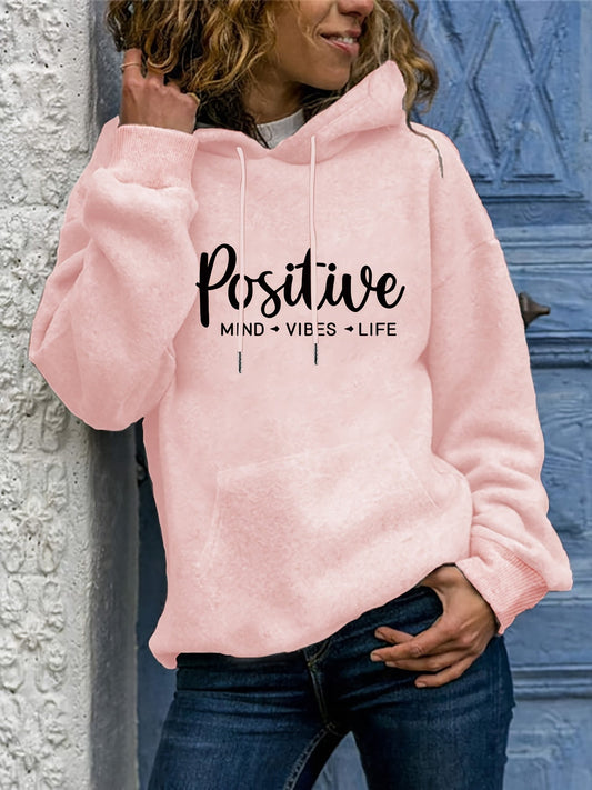 Soft Women's Oversized Hoodie with Cute Graphic Pocket - OutfitLondon