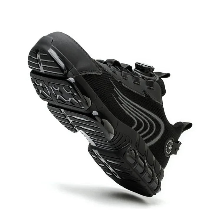 Tough Waterproof Hiking Work Boots with Grip Sole