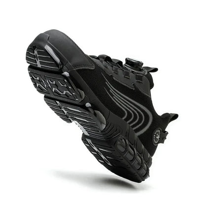 Tough Waterproof Hiking Work Boots with Grip Sole