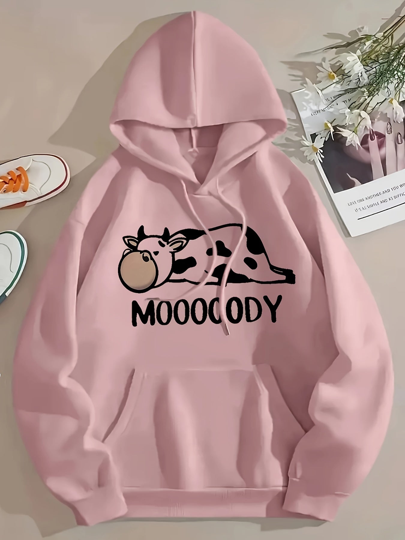 Warm Fleece Hoodie with Fun Animal Pocket
