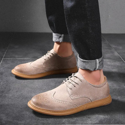 Classic Men's Genuine Leather Lace Up Shoes - OutfitLondon