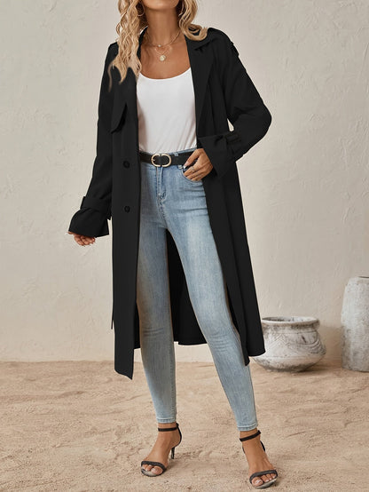 Classic Women's Belted Trench Coat