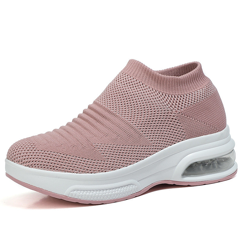Woman's Orthopedic Knit Chunky Slip On Sneakers