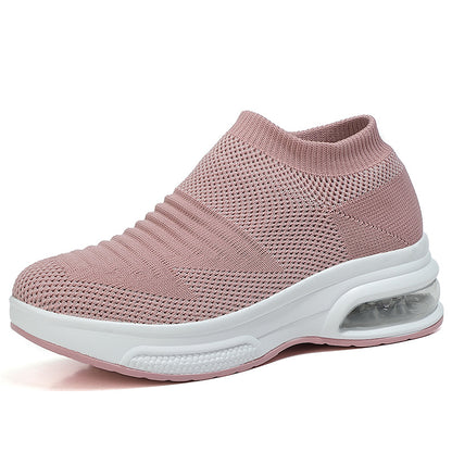 Woman's Orthopedic Knit Chunky Slip On Sneakers