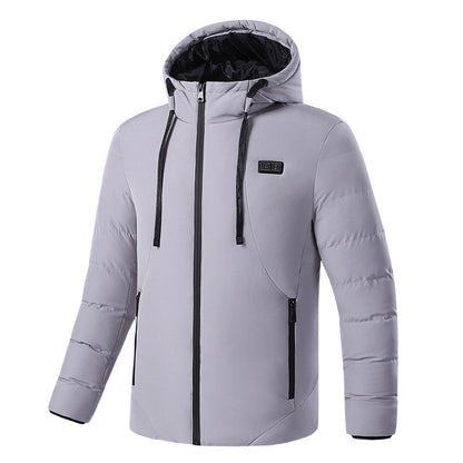 Winter Heated Jackets SmartHeating Cotton Codts HedtedHooded Jackets for Men