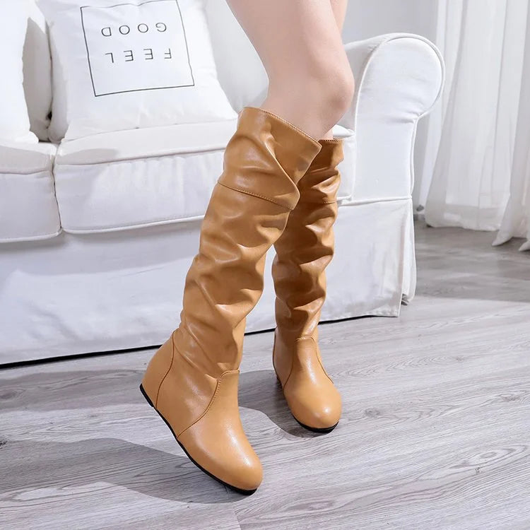 Comfortable Ankle Slip On Boots for Women - OutfitLondon