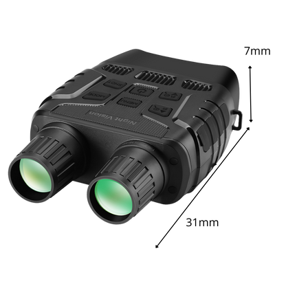 Digital Night Vision Infrared Binoculars w/ 4x HD Zoom Optics & Photos Videos with Audio