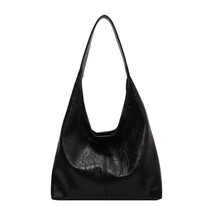 Women's Classic Leather Large Shoulder Bag