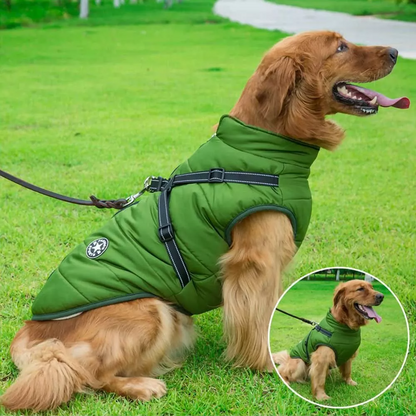 Warm Winter Dog Coat - Waterproof Fleece Dog Coat