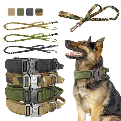 Tactical Dog Collar Military Adjustable Nylon