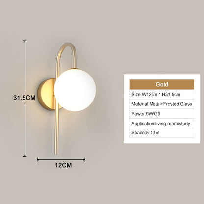 Modern LED Indoor Wall Light Fixtures for Home