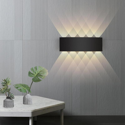 Contemporary Slim 2-Light LED Wall Fixture