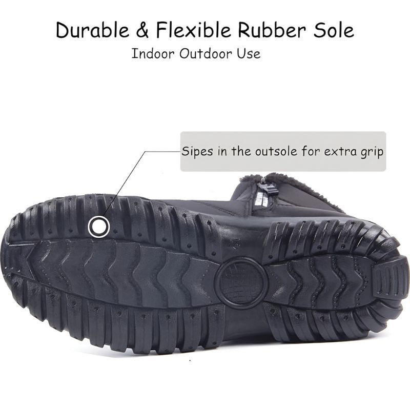 Fur Ankle WaterProof Boots Orthopedic Shoes For Men Trendy Winter 2024