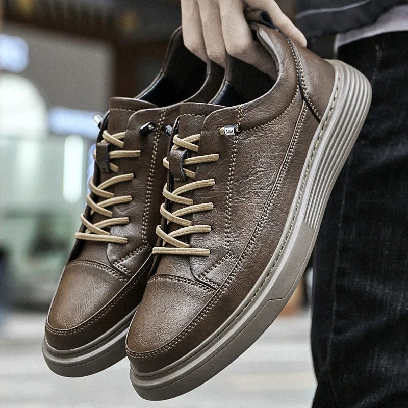 Casual Lace-Up Men's Low Top Shoes