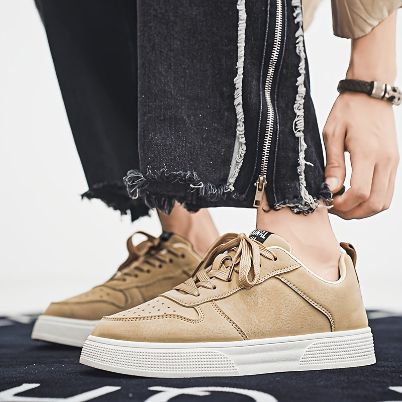 Relaxed Fit Men's Lace Up Sneakers
