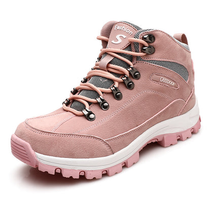 Orthopedic Women Comfortable  Warm Lace Up Hiking Snow Boots