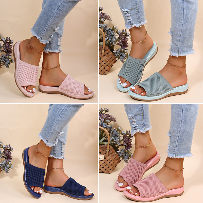 Women's Flyknit Soft Wedge Sandals