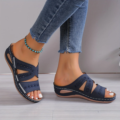 Comfortable Summer Open Toe Wedge Sandals