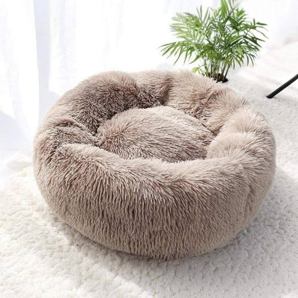 Calming Dog Bed - Comfy Dount Cat And Dog Bed & Anti Anxiety Pet Bed