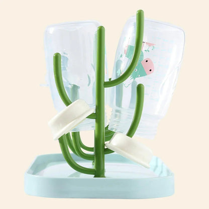 Baby Bottle Drying Rack | Countertop Drying Rack With Deep Drip Basin