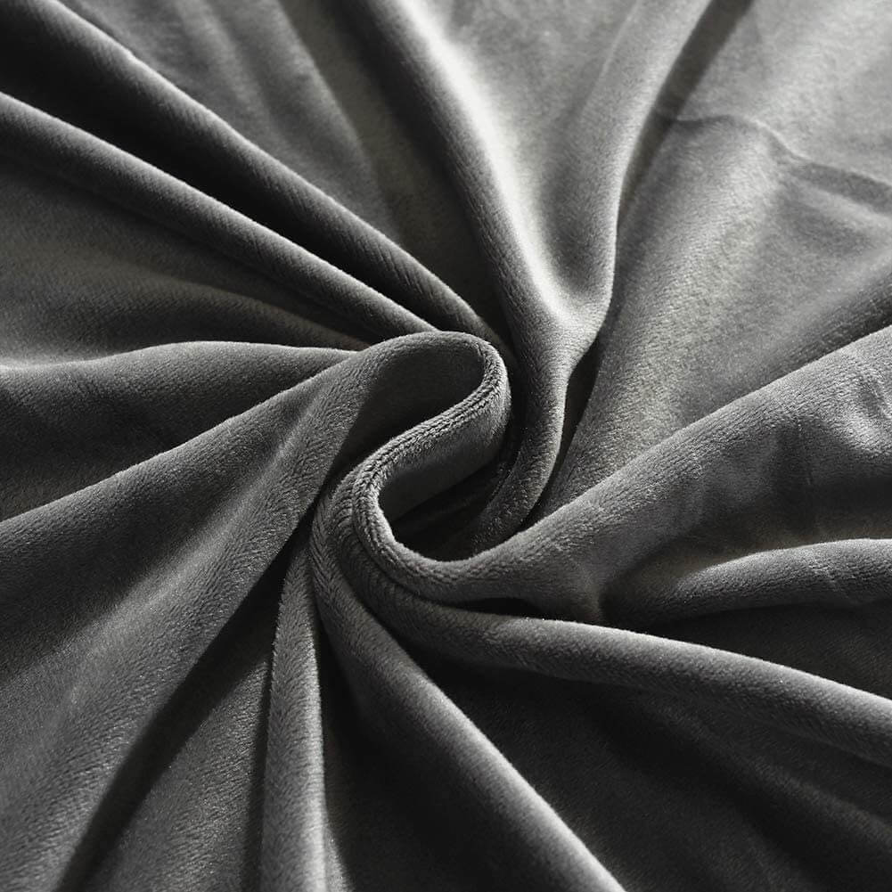 Velvet Plush Corner Sectional Corner Sofa Covers , Stretch Sofa Slipcover